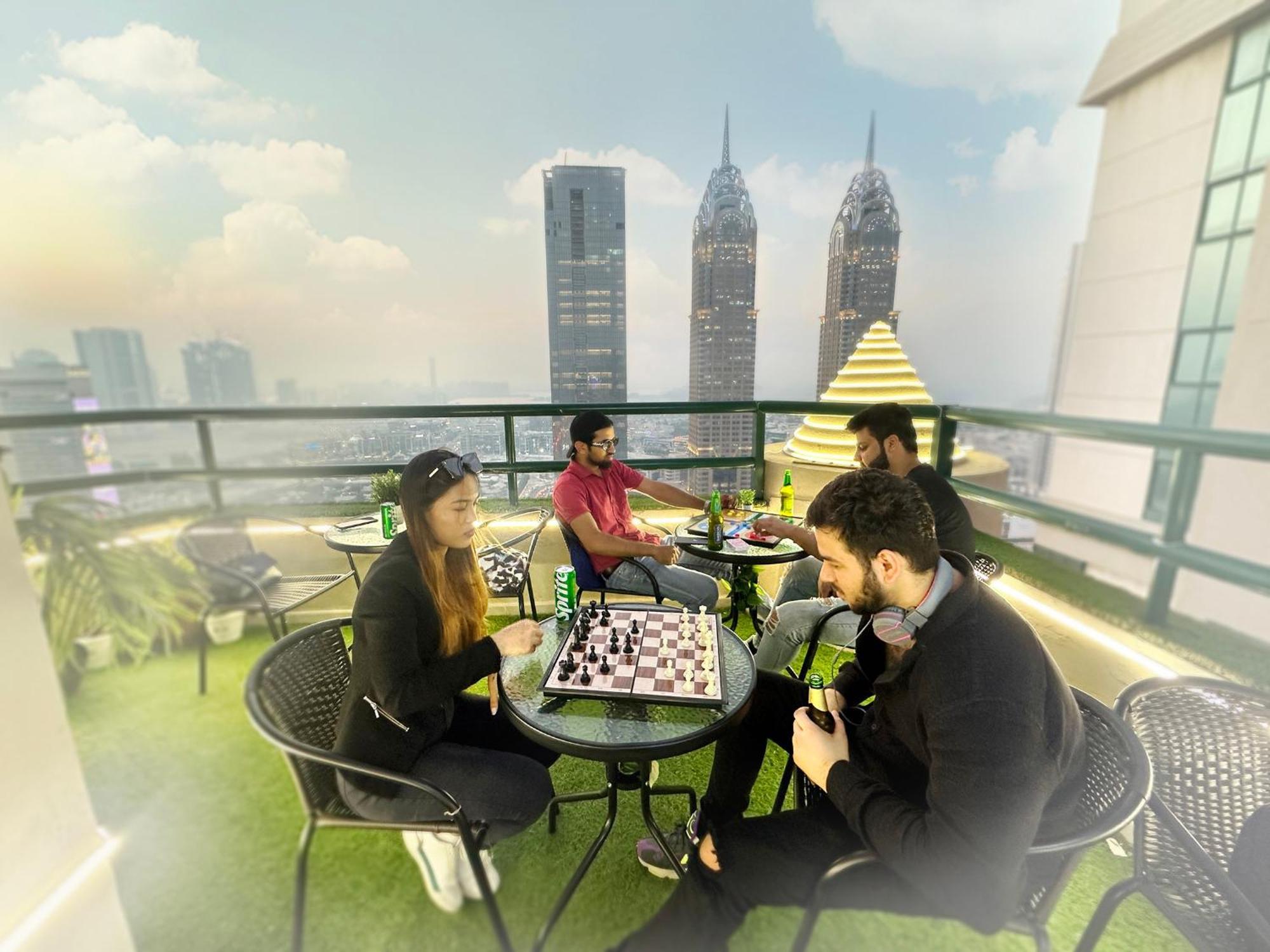 דובאי Horizon View Partition Room In Barsha Heights Near Metro מראה חיצוני תמונה
