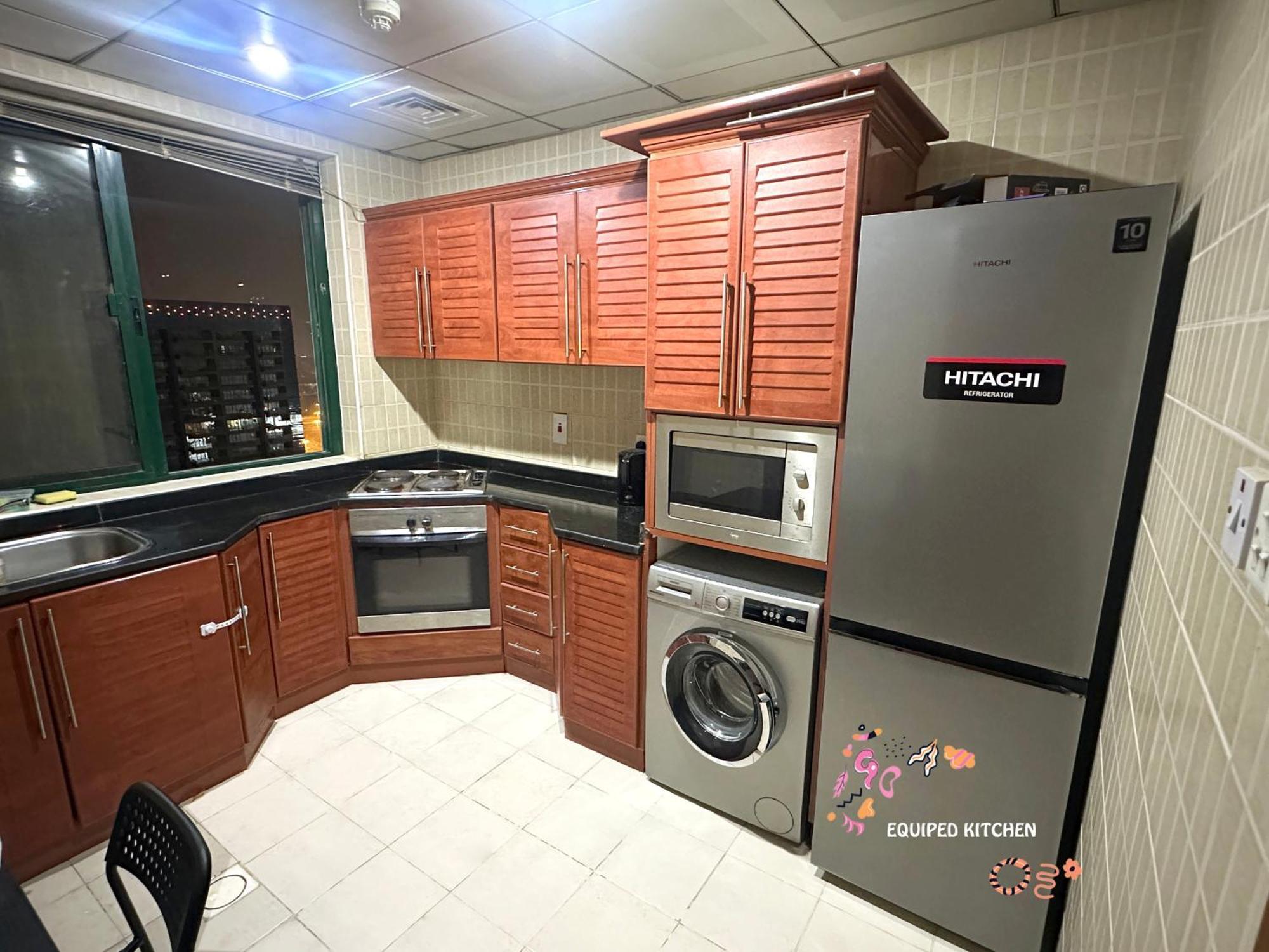 דובאי Horizon View Partition Room In Barsha Heights Near Metro מראה חיצוני תמונה