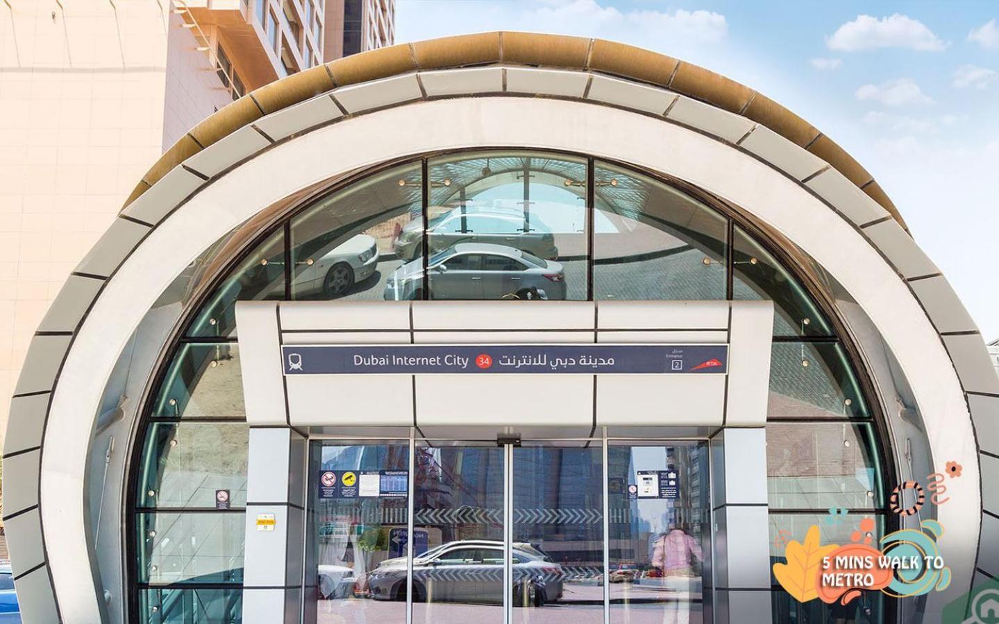 דובאי Horizon View Partition Room In Barsha Heights Near Metro מראה חיצוני תמונה