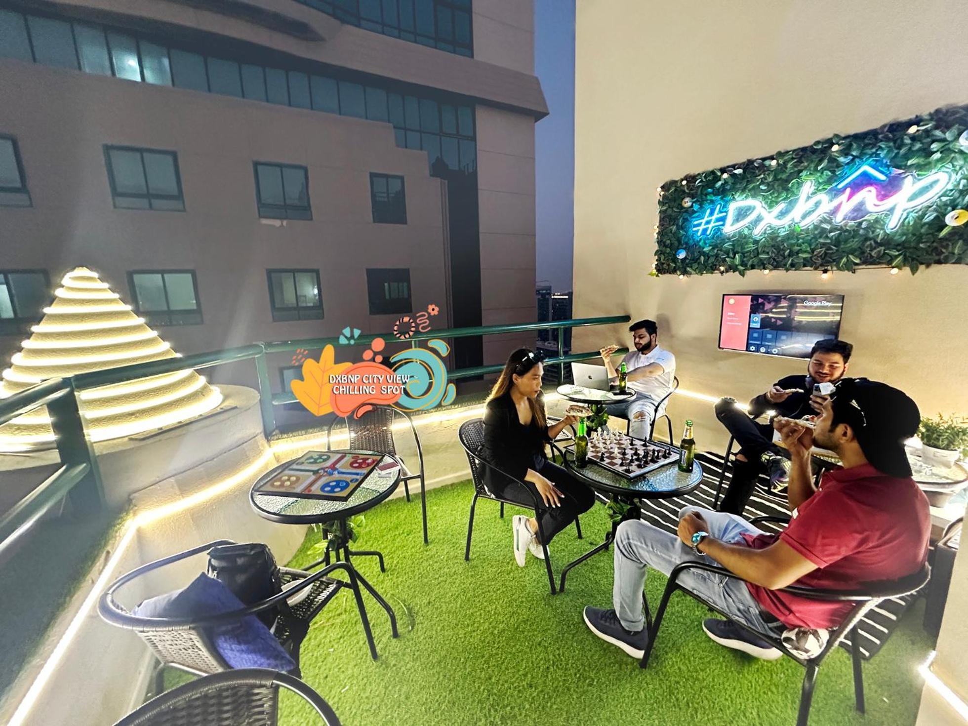 דובאי Horizon View Partition Room In Barsha Heights Near Metro מראה חיצוני תמונה